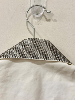 Ermanno Scervino Rhinestones Sleeveless Wrap Waistcoat White/Silver 40 IT / US 4