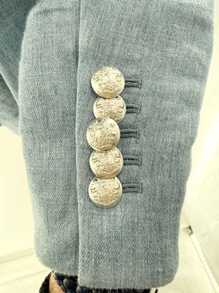 Veronica Beard chambray blazer, 8
