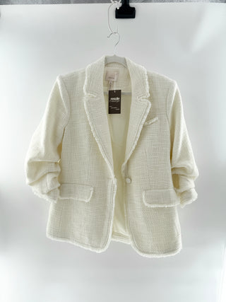 Cinq a sept tweed blazer, 10