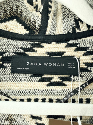 Zara fringe coat, L