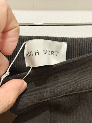 High Sport crop ponte pants, S