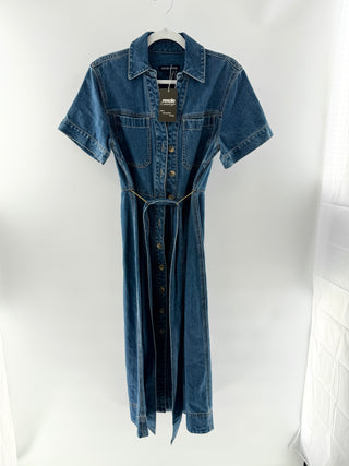 Veronica Beard Dark Washed Denim Dress, 6