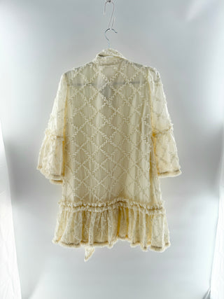 Alexis ruffle mini dress, S
