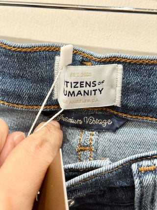 Citizens of Humanity isola raw hem jeans cropped, 25