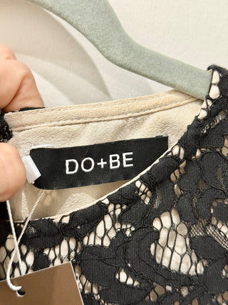 Do + Be sleeveless A line lace dress mini, M