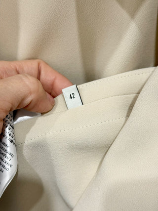 NWT Gucci Light Viscose Cady Stretch Mini T-Shirt Dress Gardenia 42 IT / US 6