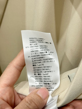 NWT Gucci Light Viscose Cady Stretch Mini T-Shirt Dress Gardenia 42 IT / US 6