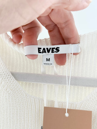 Eaves sleeveless knit top, M
