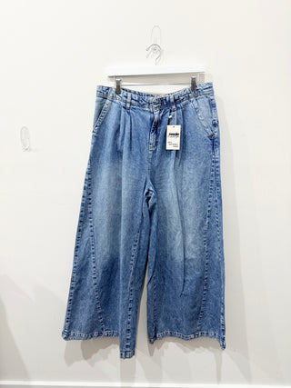 Free People wide leg jeans, 32