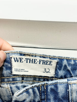 Free People wide leg jeans, 32