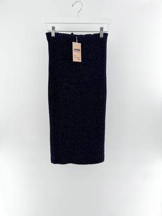 Rag & Bone knit lurex tread midi skirt, XS