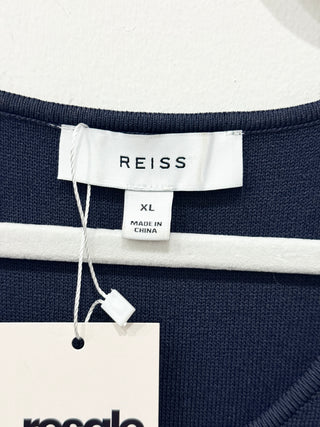 Reiss sleeveless knit pleated midi dress, XL