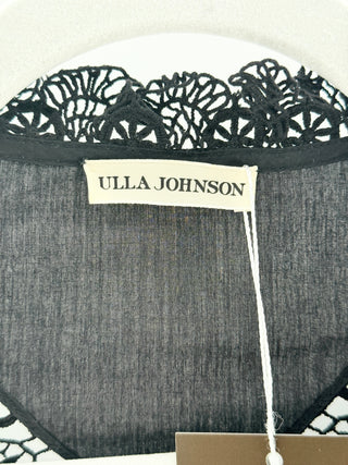 Ulla Johnson 100% cotton and crochet lace top, 4