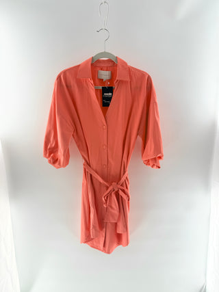 Brochu Walker cotton shirt dress mini, S