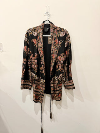 Etro silk pattern kimono blazer jacket, 42 IT / US 6
