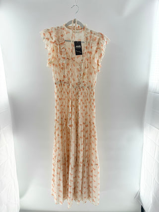 Doen floral ruffle maxi dress, S