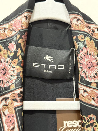Etro silk pattern kimono blazer jacket, 42 IT / US 6