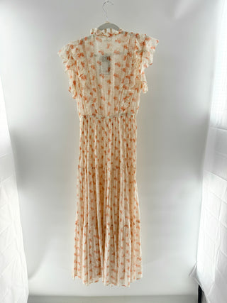 Doen floral ruffle maxi dress, S