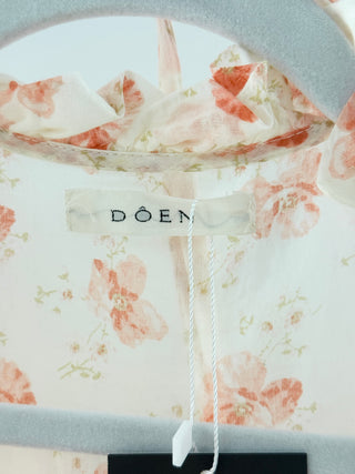 Doen floral ruffle maxi dress, S