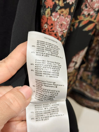 Etro silk pattern kimono blazer jacket, 42 IT / US 6