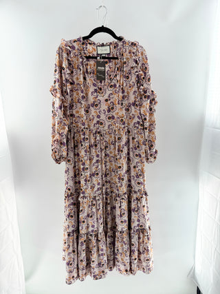 Alexis ruffle longdress, L