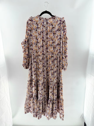 Alexis ruffle longdress, L