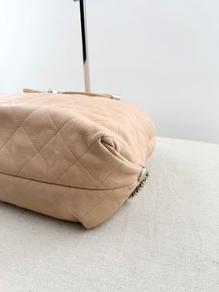 Chanel braided with style backpack in calfskin quilted leather
