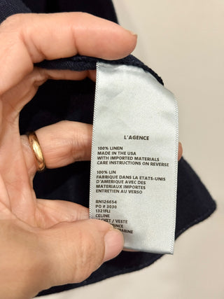 L'Agence 100% linen lightweight jacket, S