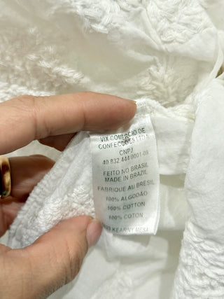 Vix matching set blouse and short textured print, top L / bottom 6