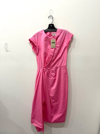 Alexander McQueen draped asymmetrical midi dress, 40 IT / US 4