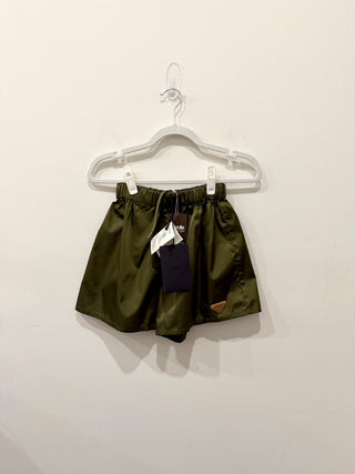 Prada nylon loden shorts, IT 36 / 0 US