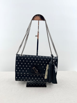 Gucci miss bamboo studded leather medium bag, medium