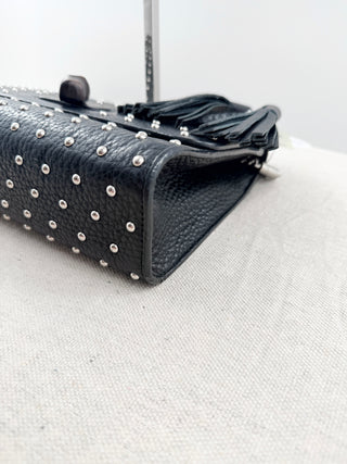 Gucci miss bamboo studded leather medium bag, medium
