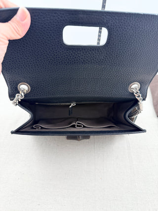 Gucci miss bamboo studded leather medium bag, medium