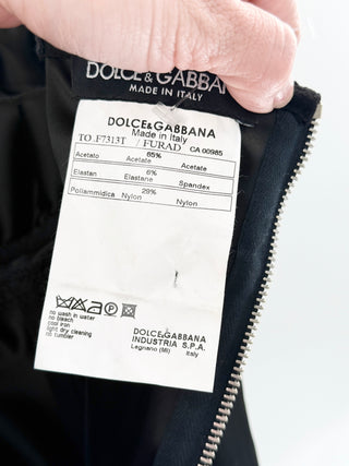 Dolce and Gabbana satin bodysuit structured bustier, XS