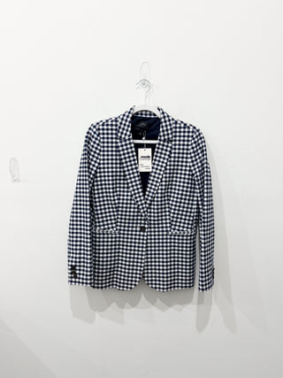 J Crew gingham tailored blazer, 8