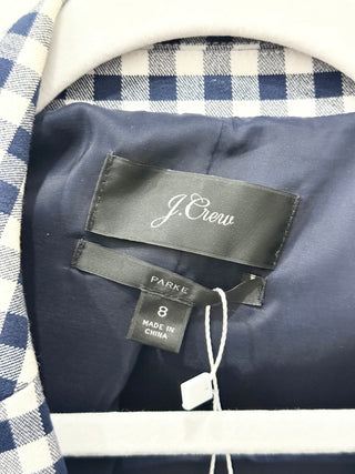 J Crew gingham tailored blazer, 8