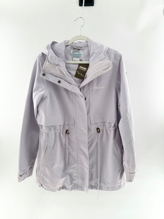 Columbia Hooded jacket with adjustable drawstring waist & zip pockets, L