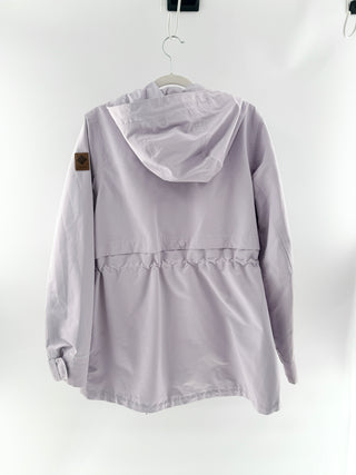 Columbia Hooded jacket with adjustable drawstring waist & zip pockets, L