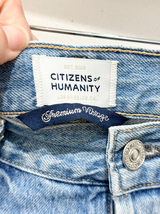 Citizens of Humanity annina wide leg jeans, 27