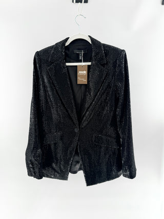 White house black market Sequin two piece suit with tailored blazer & matching pants, 10 / 10