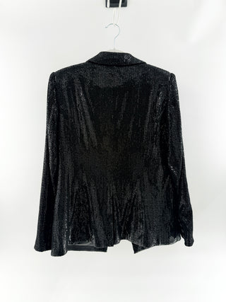White house black market Sequin two piece suit with tailored blazer & matching pants, 10 / 10