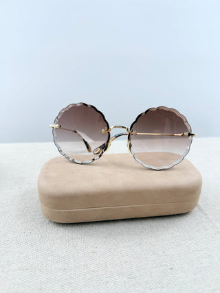 Chloe CE 142 S round sunglasses