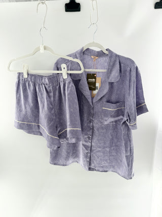 Eberjey Printed short sleeve pajama set, L / L