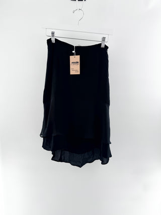 Diane von Furstenberg silk ruffle midi skirt, 0