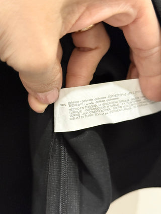 Zara High Waisted Cutout Mini Skirt with Rhinestone Trim Black Women's Size XL