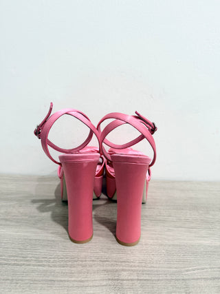 jeffrey campbell platform satin sandals, 8