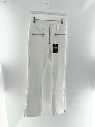 MDC Ski pants with gold zipper pockets, 38