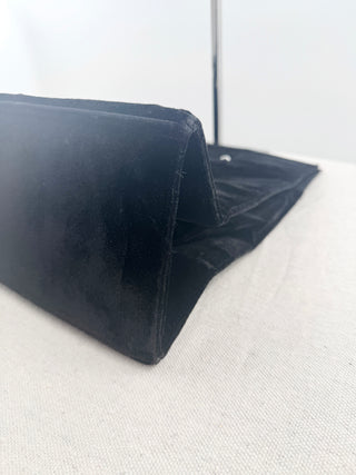 Tiana rectangular velvet bee embellished bag