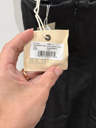 Ser.O.Ya. adalaide coated denim strapless maxi dress bodycon, XXS